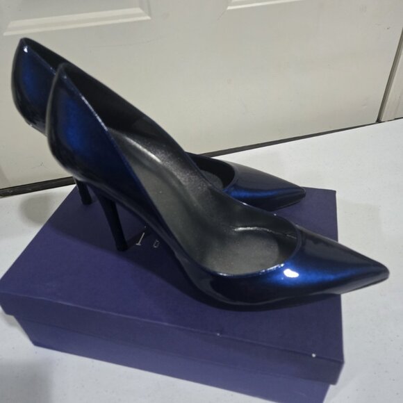 Stuart Weitzman Beautiful Blue Size 12M Pumps - Picture 4 of 10